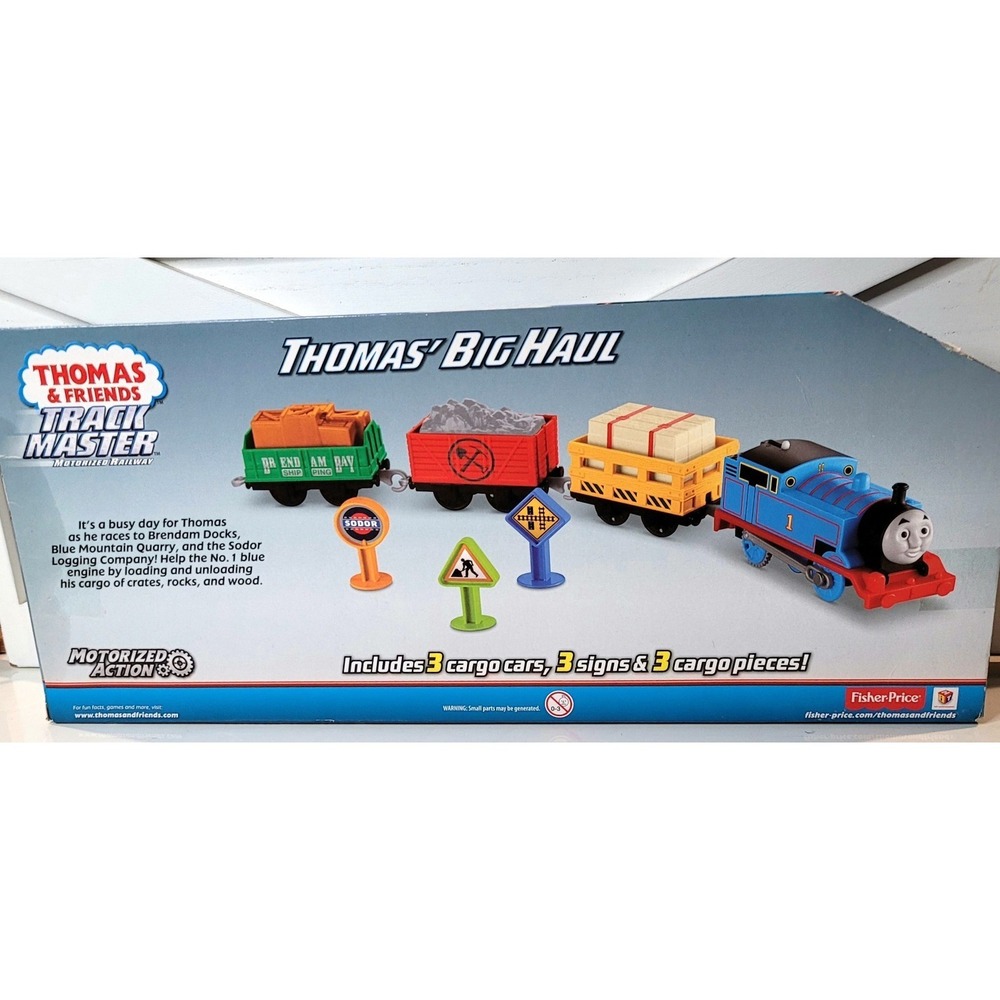 Thomas & Friends TrackMaster Motorized Thomas' Big Haul 2016 4 piece set - Picture 2 of 8